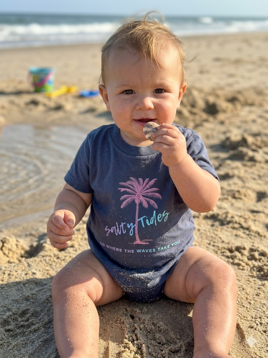 Salty Tides Original Infant Onsie