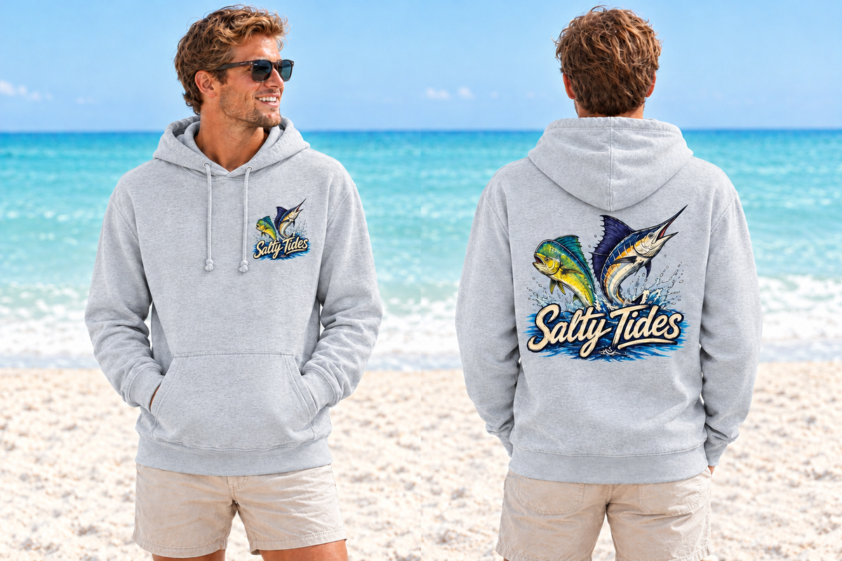 Gray Fish Out of the Water hoodie