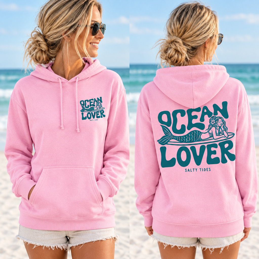 Pink Ocean Lover hoodie
