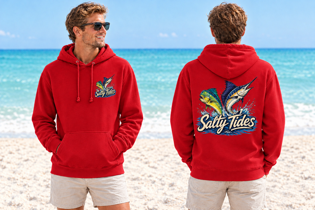 Red Fish Out of the Water hoodie