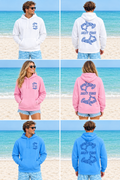 Updated Shark Hoodie mockups with small left-chest designs